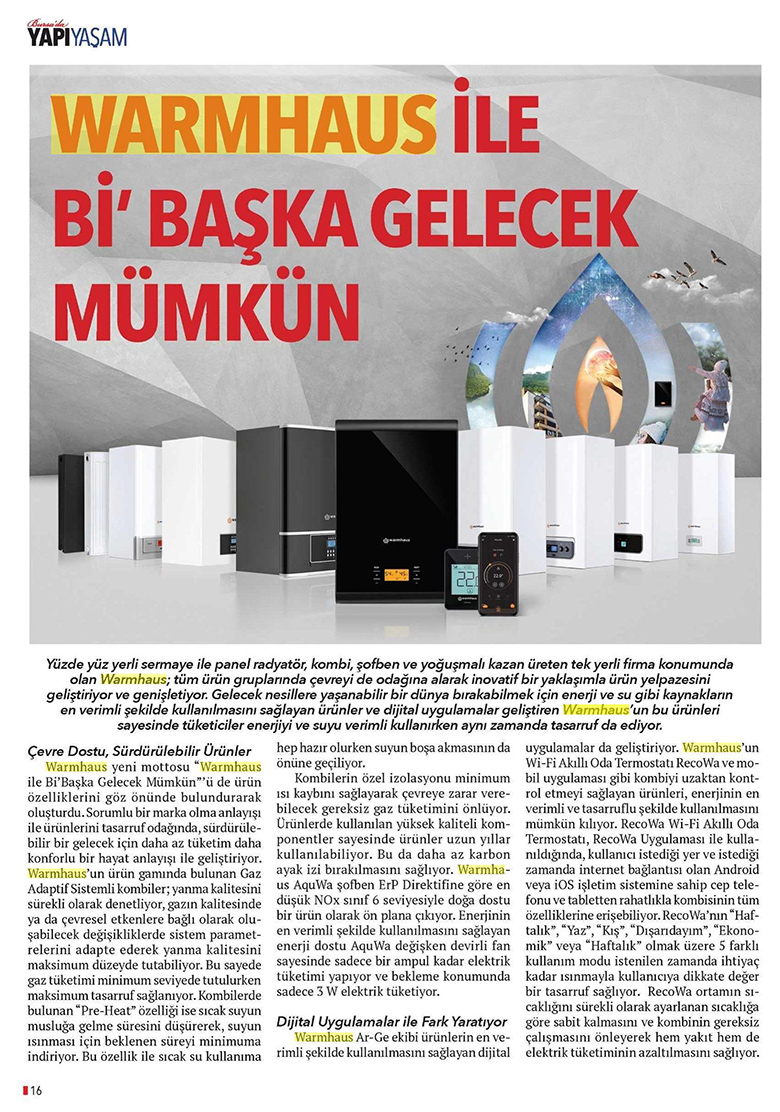 WARMHAUS İLE Bİ' BAŞKA GELECEK MÜMKÜN